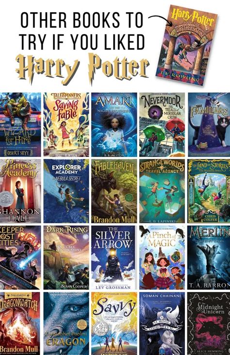 Books Like Harry Potter - Book List of Books Similar to Harry Potter in ...