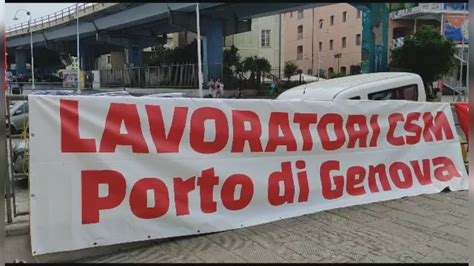 Genova Oggi Si Presenta Il Tunnel Subportuale La Protesta Degli