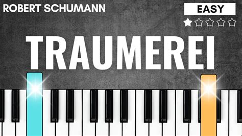 Traumerei Robert Schumann Easy Piano Lesson For Beginners Youtube