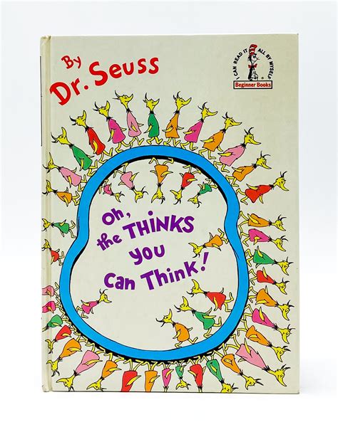 OH, THE THINKS YOU CAN THINK! de Seuss, Dr: Near fine. (1975) | Type ...