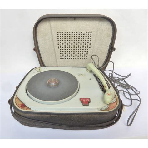 Tourne Disque Lectrophone Vintage Teppaz Oscar Restaurer