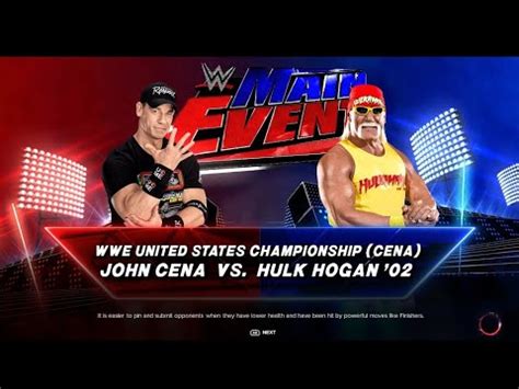 WWE 2K23 Dream Match John Cena Vs Hulk Hogan WWE UNITED STATES