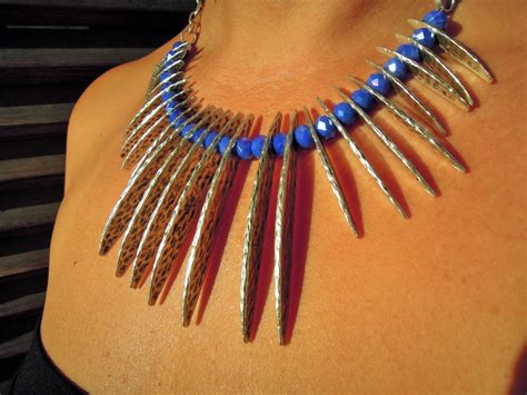 Handmade Bohemian Statement Necklace Tribal Necklace