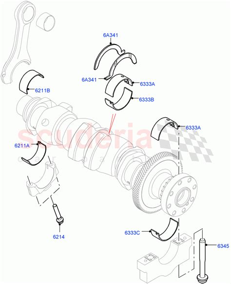 Crankshaft Pistons And Bearings 2 0L Aj20P4 Petrol Mid Pta Parts