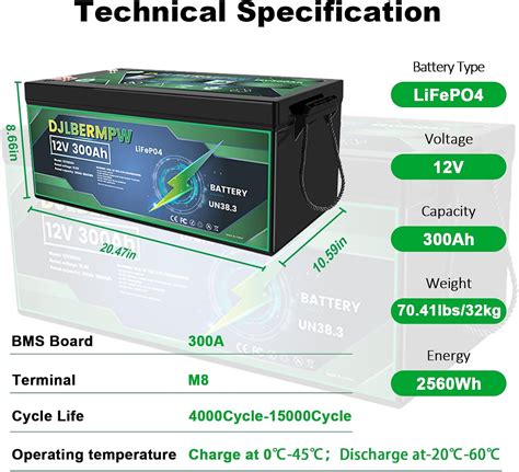 Djlbermpw V Ah Lifepo Battery Review Solar Generators