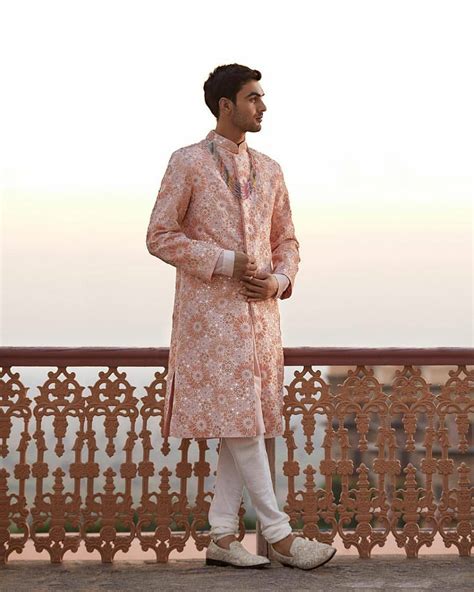 Pink Sherwanis For The Contemporary Indian Groom