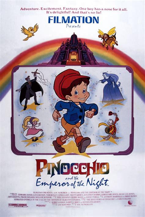 Pinocchio And The Emperor Of The Night, 1987 British Quad Movie Poster ...