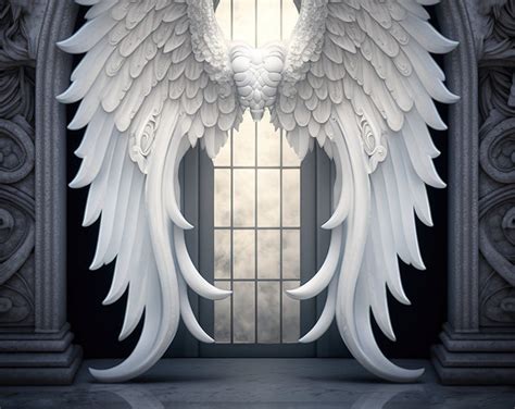 Digital Angel Wings Backdrop - Etsy