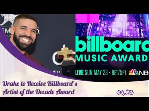 Drake To Receive Billboards Artist Of The Decade Award At The