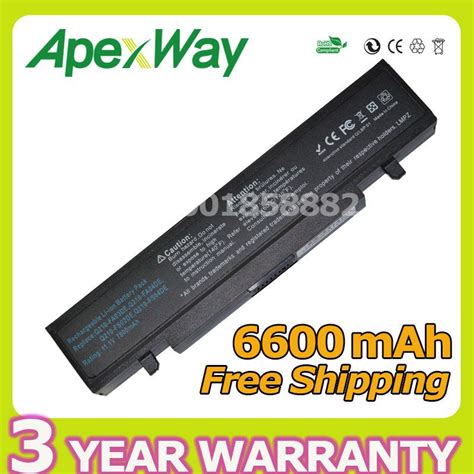 6600mAh 9 Cell Laptop Battery For Samsung AA PB9NS6B R518 R519 R520