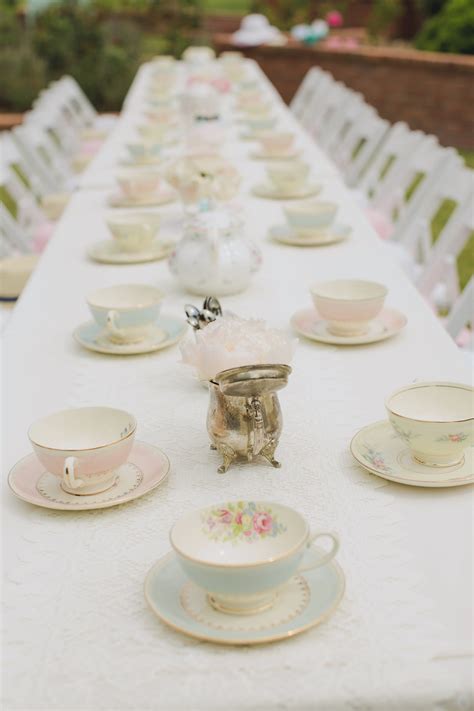 Kara's Party Ideas Pink Vintage Tea Party | Kara's Party Ideas