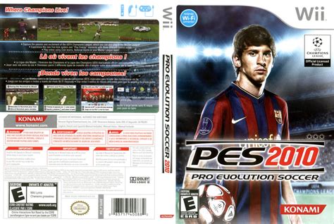 Games Covers Pro Evolution Soccer Wii