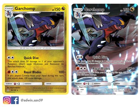 [Custom Card] Garchomp Full Art : r/ptcgo