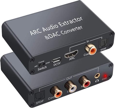 Arc Hdmi Adapter Taipoxun Hdmi Arc Audio Extractor Support 192khz