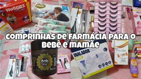 COMPRINHAS DE FARMÁCIA PARA O BEBÊ E MAMÃE StefanyRodrigues23 YouTube