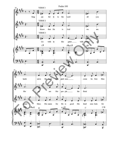 Psalm 103: Bless The Lord (Three-Part Mixed | J.W. Pepper Sheet Music