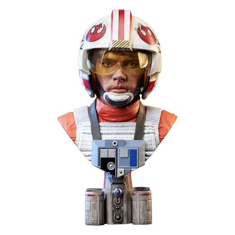 Star Wars Episode IV Legends In 3D Bust 1 2 Luke Skywalker X Wing