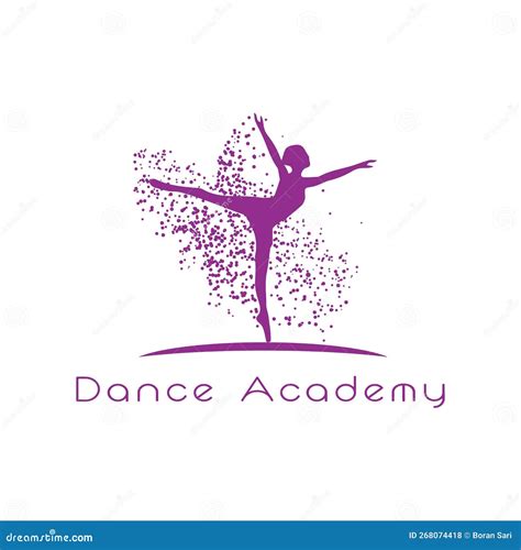 Dance Academy Logo Brand Symbol Design Graphic Minimalistlogo