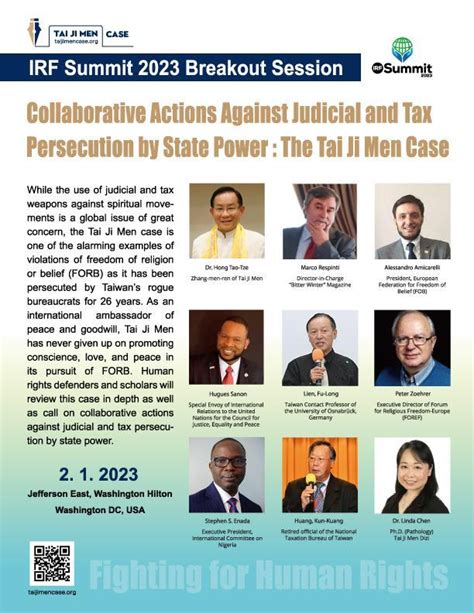 Irf Summit Breakout Session The Tai Ji Men Case