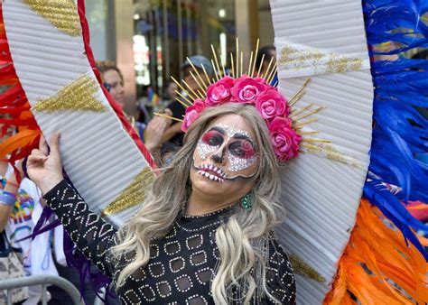 Participants In The 54th Annual Gay Pride Parade Going Up Market Street