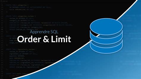 Apprendre Et Maitriser Sql Order Et Limit Youtube