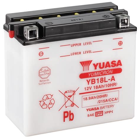 Batería Yuasa YB18L A Combipack Convencional