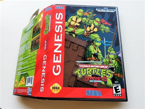 Tmnt Streets Of Rage 2 Custom Case Teenage Mutant Ninja Turtles Sega