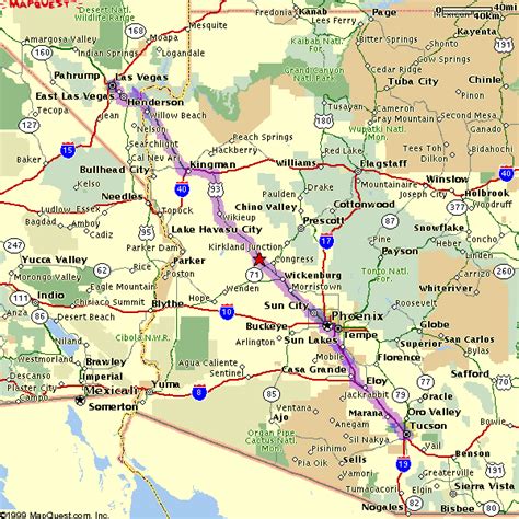 Driving directions to Las Vegas from Northern California