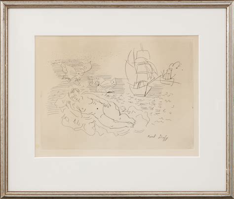 Bilder F R Raoul Dufy Etsning Signerad I Trycket Auctionet