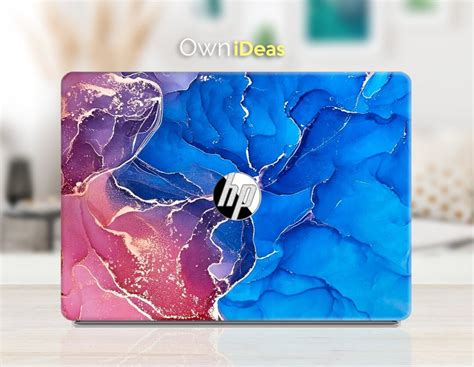 Hp Envy Pavilion X360 Laptop Skin Blue Marble Personalized T Fits Hp Spectre Envy Pavilion