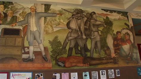 Debate over controversial murals at San Francisco's George Washington ...