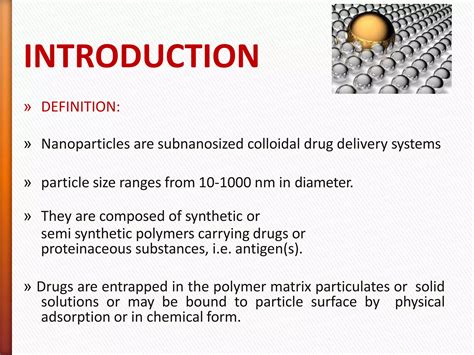 Nanoparticle Ppt