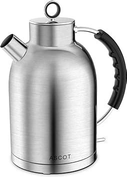 Amazon Electric Kettle Ascot Stainless Steel Electric Tea Kettle