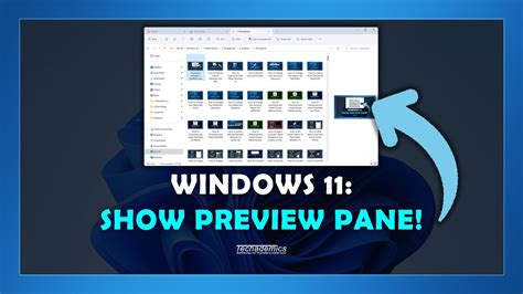 How To Show The Preview Pane For File Explorer In Windows 11