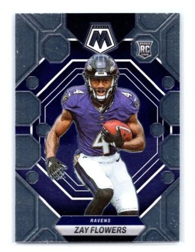 Panini Mosaic Zay Flowers Rc Prizm Base Rookie Baltimore