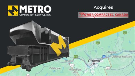 Metro Compactor Service Acquires Ottawas Power Compactec Canada