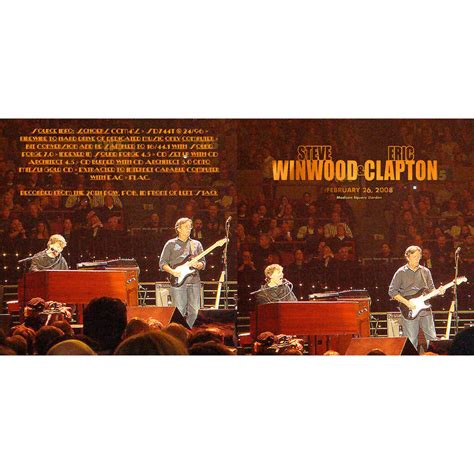 Madison Square Garden By Eric Clapton Steve Winwood Cd With