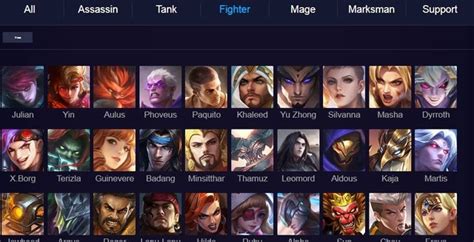 Role Mobile Legends Yang Wajib Diketahui Semua Pemain