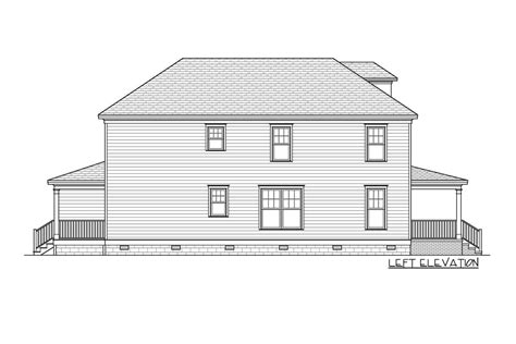 Two Story Colonial Home Plan With Guest Suite 31585gf Architectural Designs House Plans