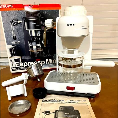 Krups Kitchen Krups Espresso Cappuccino Maker With Frother In White Poshmark