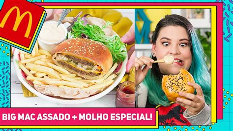 Como Fazer BIG MAC No Forno E MOLHO ESPECIAL Do McDonalds EM CASA