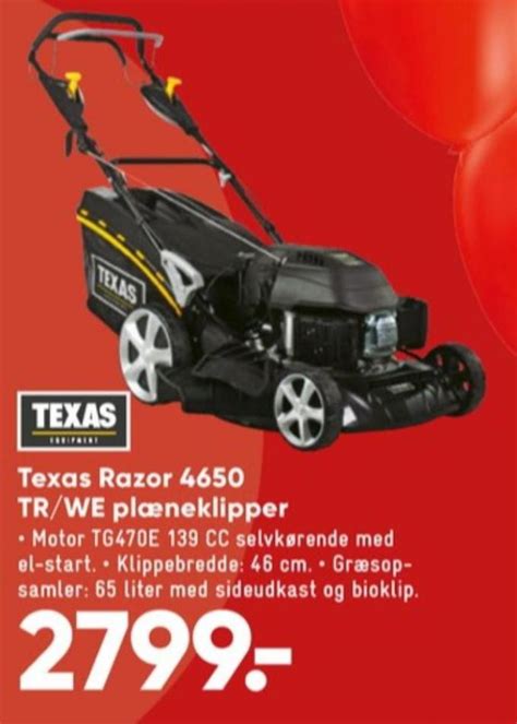 Texas Plæneklipper Bilka juli 2022 Alle Tilbudsavis