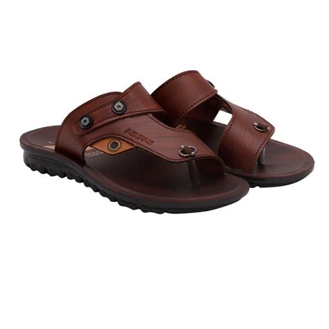 Airfax Daily Wear Mens Leather Slipper Size At Rs Pair In