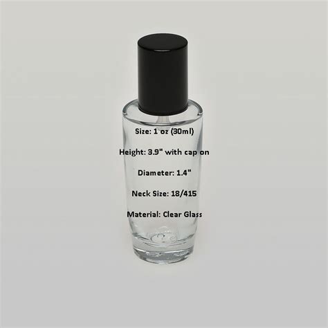 BulkPerfumeBottles 1 Oz 30ml Splash On Deluxe Tower Shaped Clear