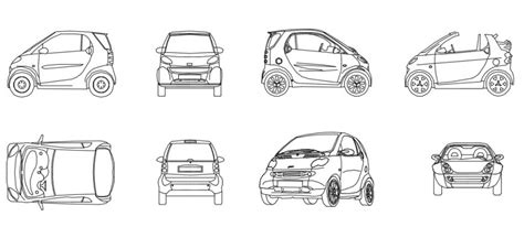 Elevation model of car details dwg file - Cadbull