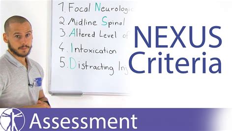 NEXUS Criteria Cervical Spine Fractures YouTube