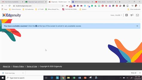 Student Edgenuity Login And Self Enrollment Youtube