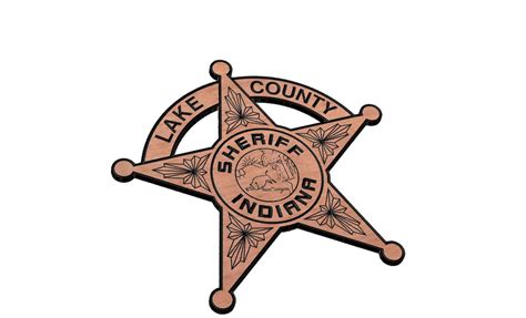 Lake County Sheriff Badge Svg Etsy