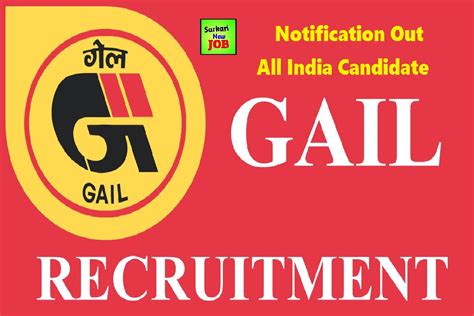 Gail Recruitment Last Date To Apply For Non Executive Posts On