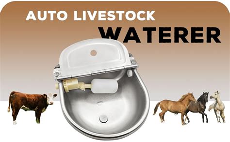 Amazon Automatic Livestock Waterer With Control Valve